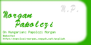 morgan papolczi business card
